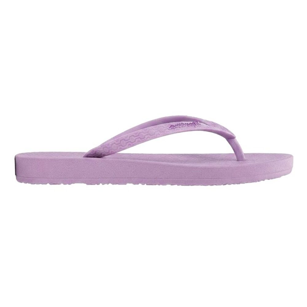 Ipanema Womens/Ladies Anat Logo Flat Flip Flops / Lilac